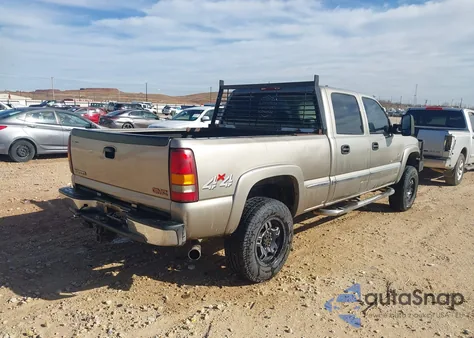 2001 GMC Sierra 2500Hd Sle из США, поврежденный, VIN 1GTHK23U21F101790